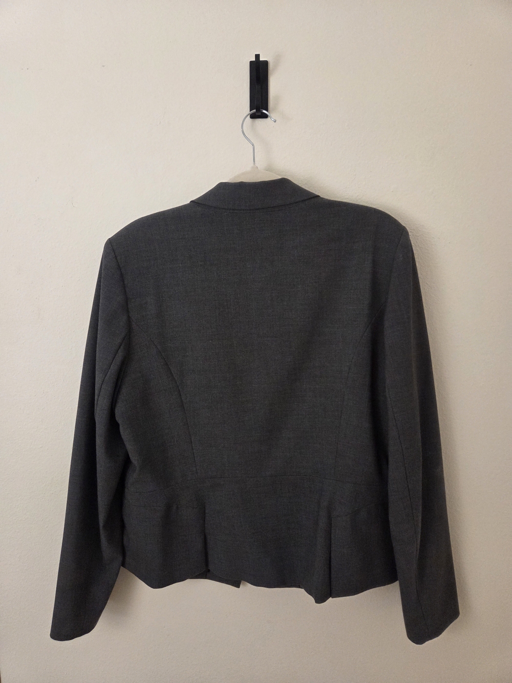Worthington Dark Gray Single-Button Women's Blazer - Picture 4 of 4
